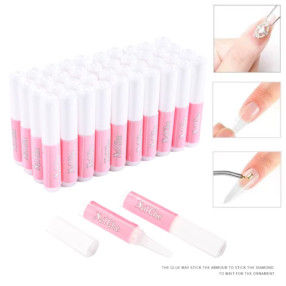 30/20/10 pièces colle à ongles à séchage rapide acrylique faux ongles conseils colle Gel pour Extens