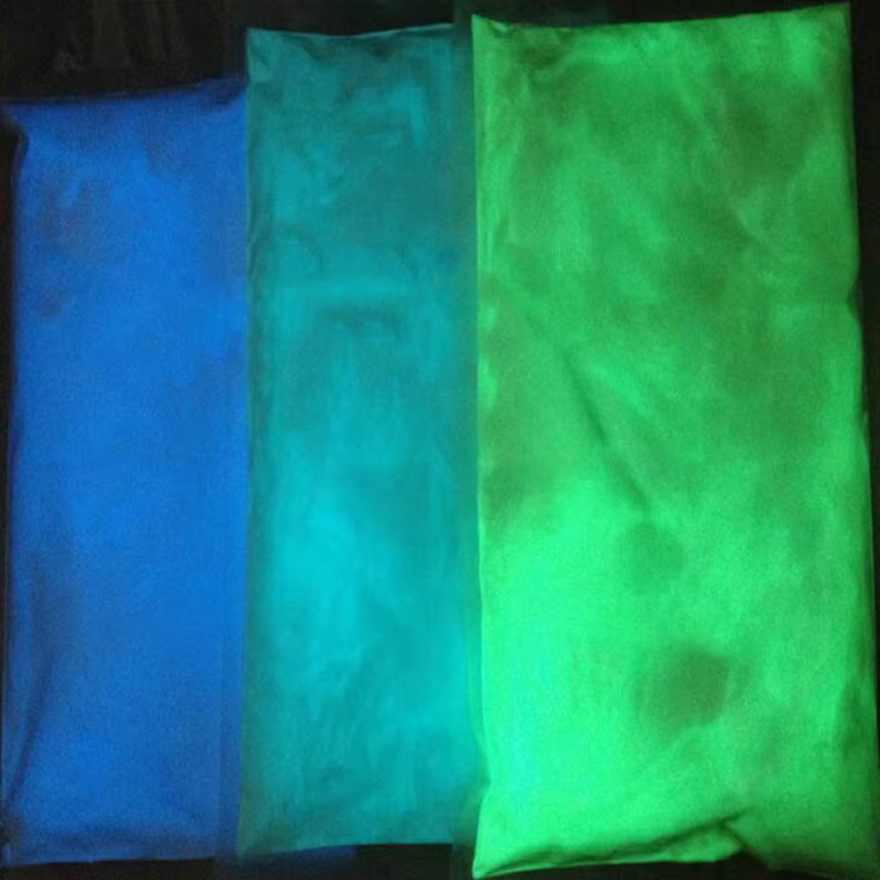 Poudre de phosphore lumineuse pour ongles, 50g, vert/bleu/rouge, pigment qui brille dans la nuit, 12