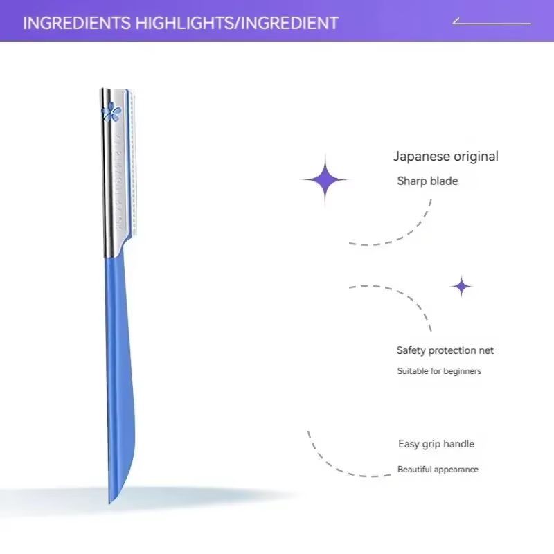 Rasoir à sourcils 5 pièces rasoir de sécurité tranchant Durable filet de sécurité pour débutants n'e