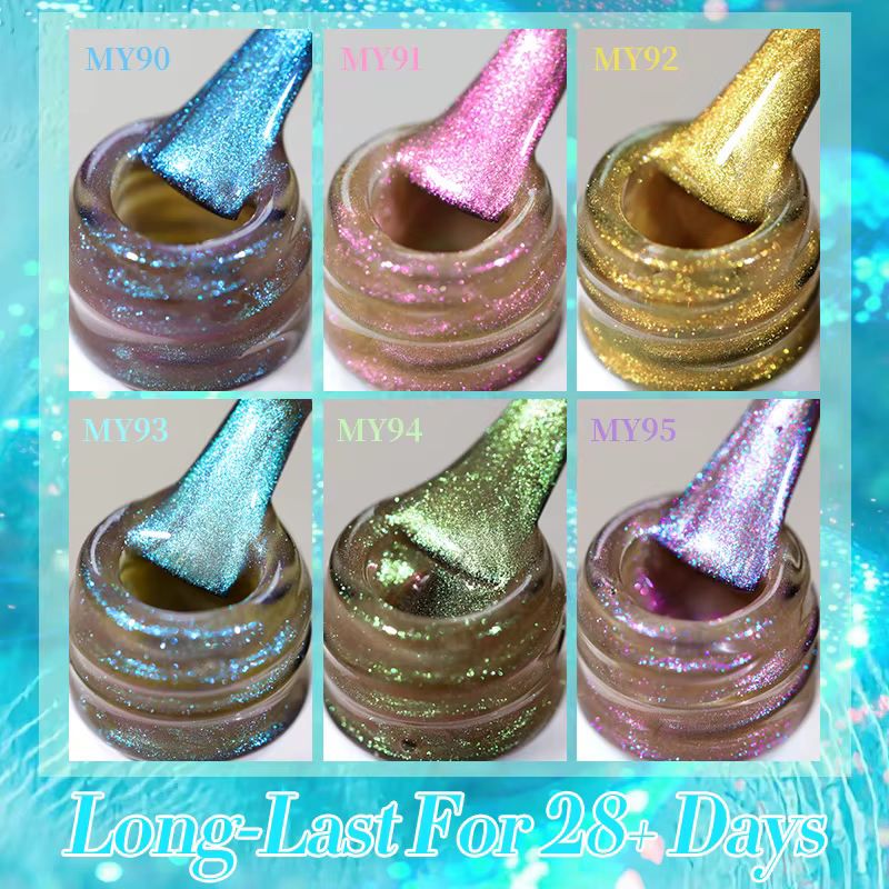 BORN PRETTY 10ml Auroras Cat Gel magnétique larmes d'anges cristal brillant comme un conte de fées t
