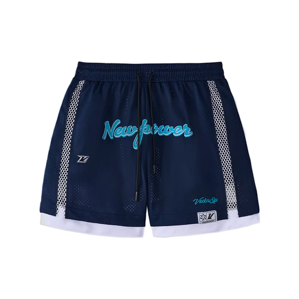 Veidoorn Short de basket-ball pour homme, coupe ample, maille respirante, séchage rapide, short de c