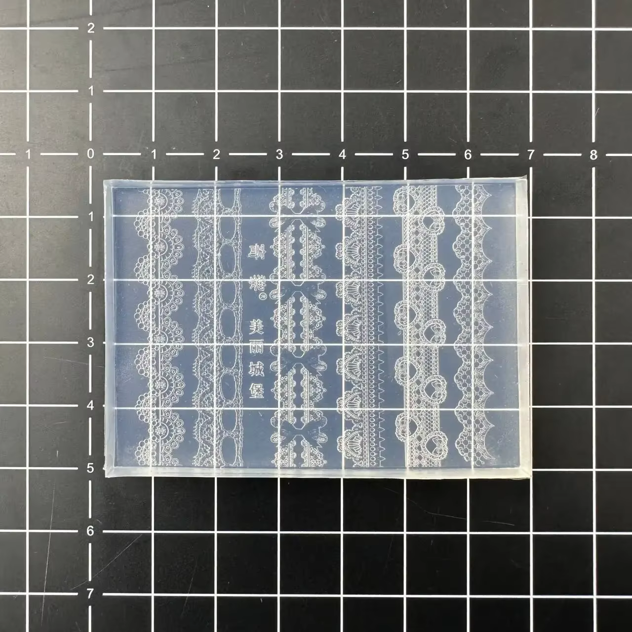 1 pièce Moule à ongles en silicone DIY pour manucure, motifs dentelle élégante et sexy, dentelle 3D,