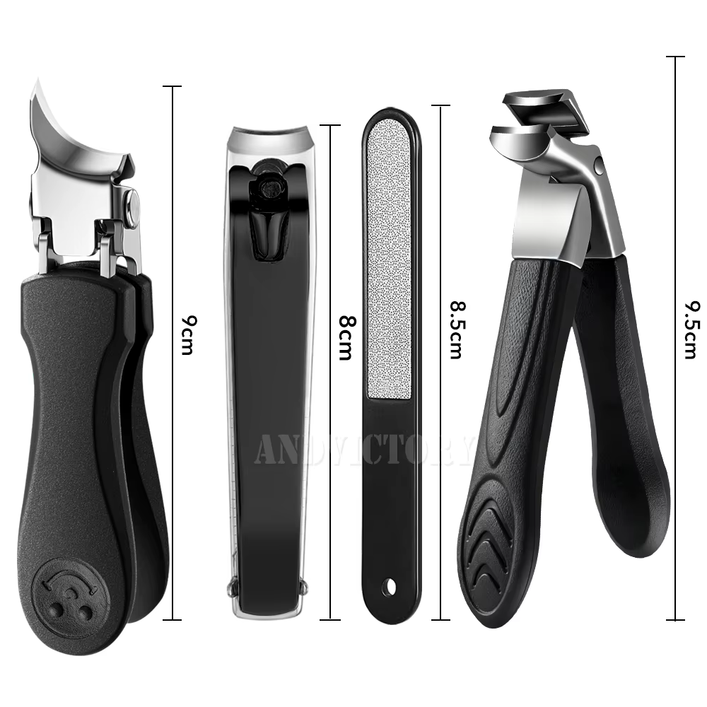 2/4 pièces/ensemble coupe-ongles ensemble ongles incarnés épais coupe-ongles ensemble pour pédicure