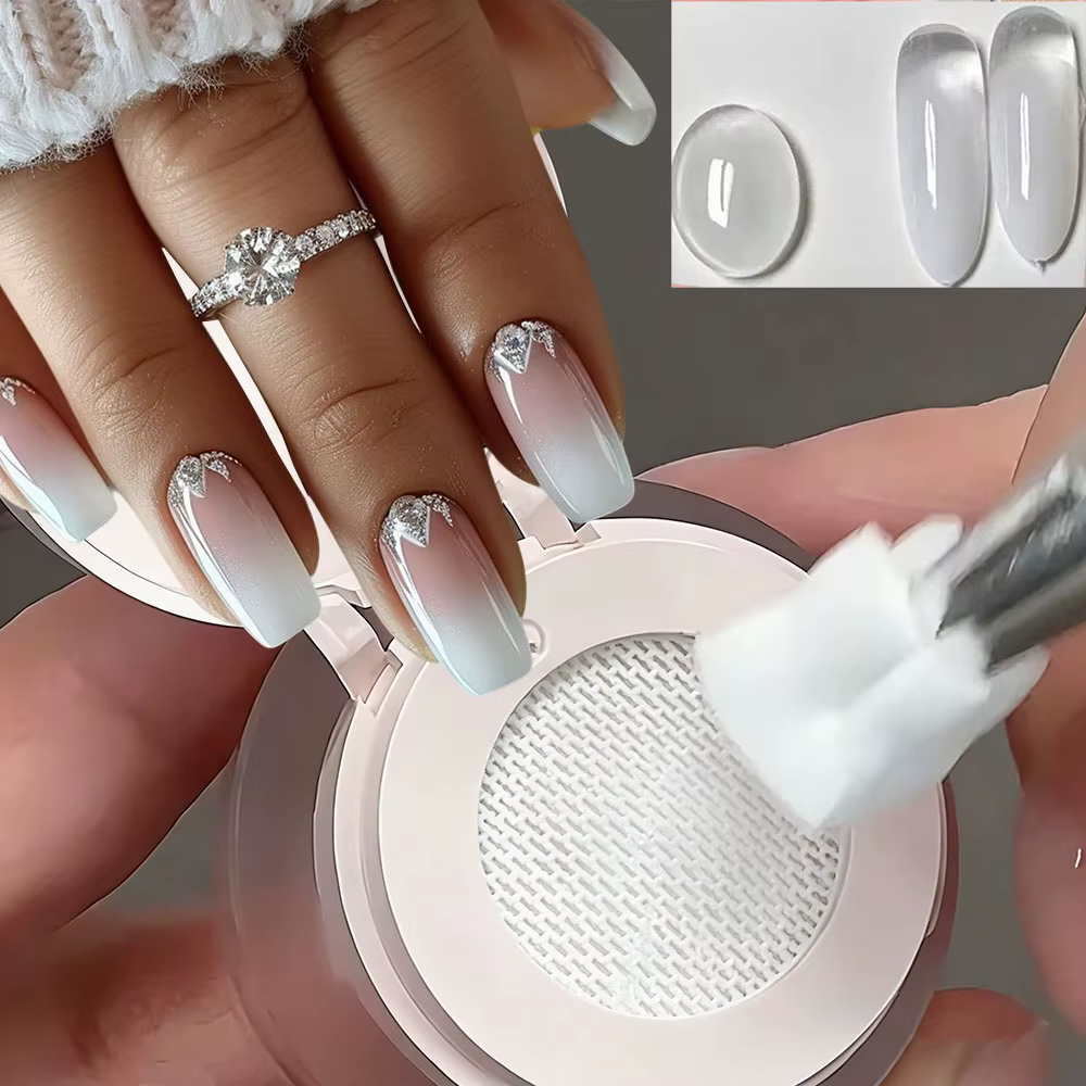 5ml noir coussin dégradé peinture Gel noir Ombre tapotements Gel vernis UV/LED Blush floraison Aura