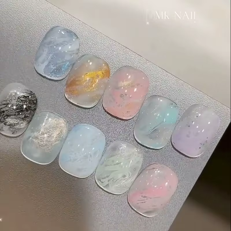 MR NAIL vague Gel ongles tache rapide spécial Halo colorant Nail Art bulle trou Gel 10 couleurs pour