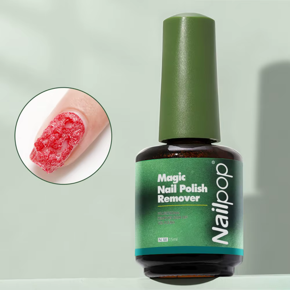 NAILPOP magique Gel dissolvant de vernis ongles conseils tremper UV/LED nettoyant couche de finition