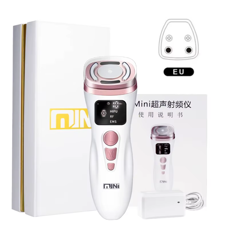 Nouvel appareil de beauté facial à radiofréquence ultrasonique HIFU mini, micro-courant EMS, instrum