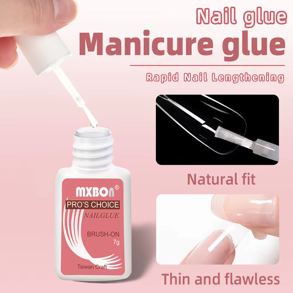 1/3/5 pièces 7g Super fort clair Gel imperméable à l'eau colle pour ongles à pression et ongles en a