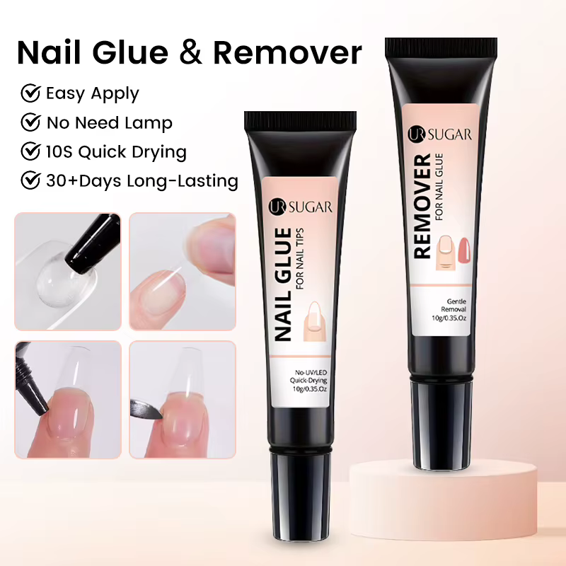 UR SUGAR – Gel de colle pour faux ongles, 10g, pas besoin de lampe durcie, adhérence longue durée, d