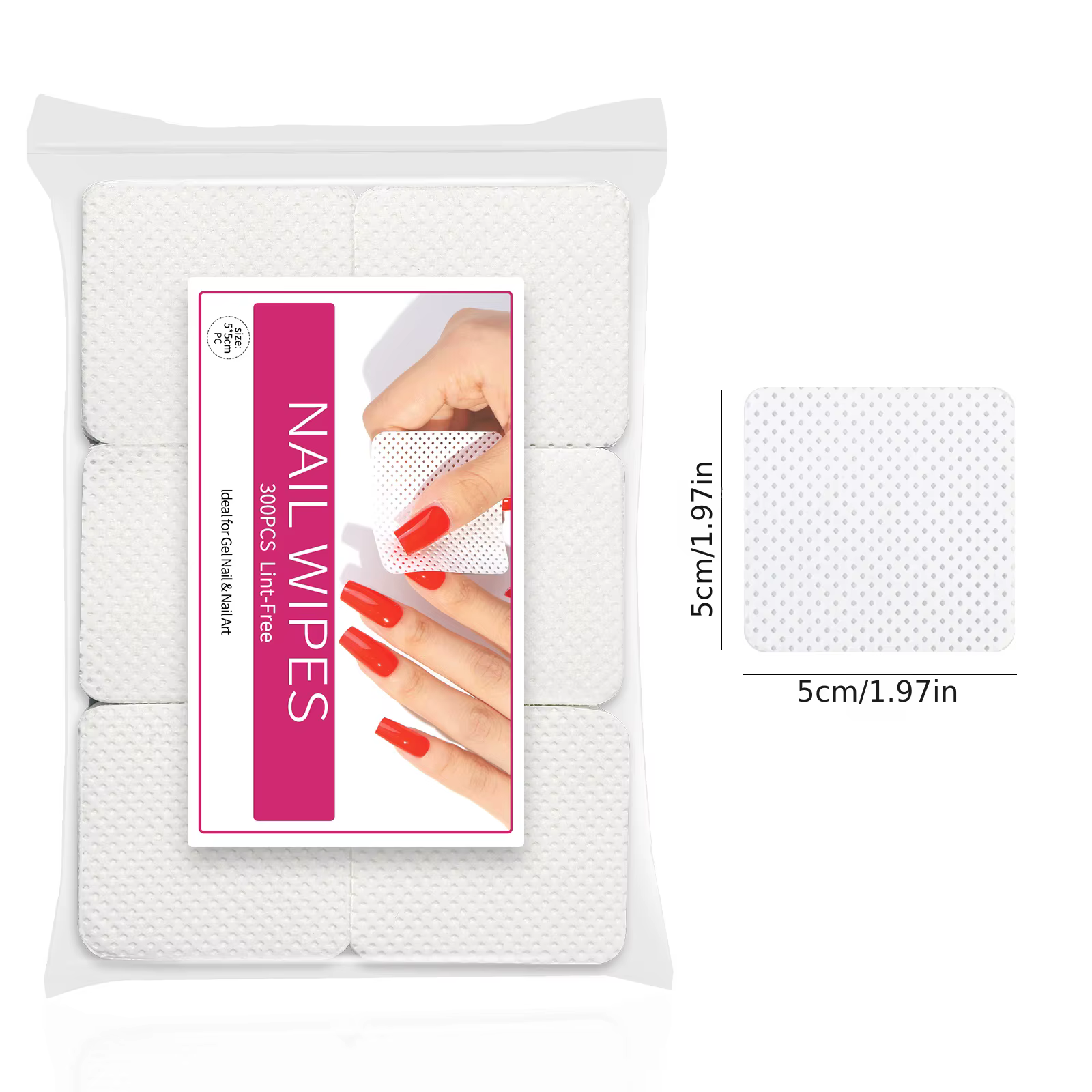 Lingettes Dissolvantes pour Verhéritage à Ongles, Tampons Non Tissés pour Salon de miles, pour Femme