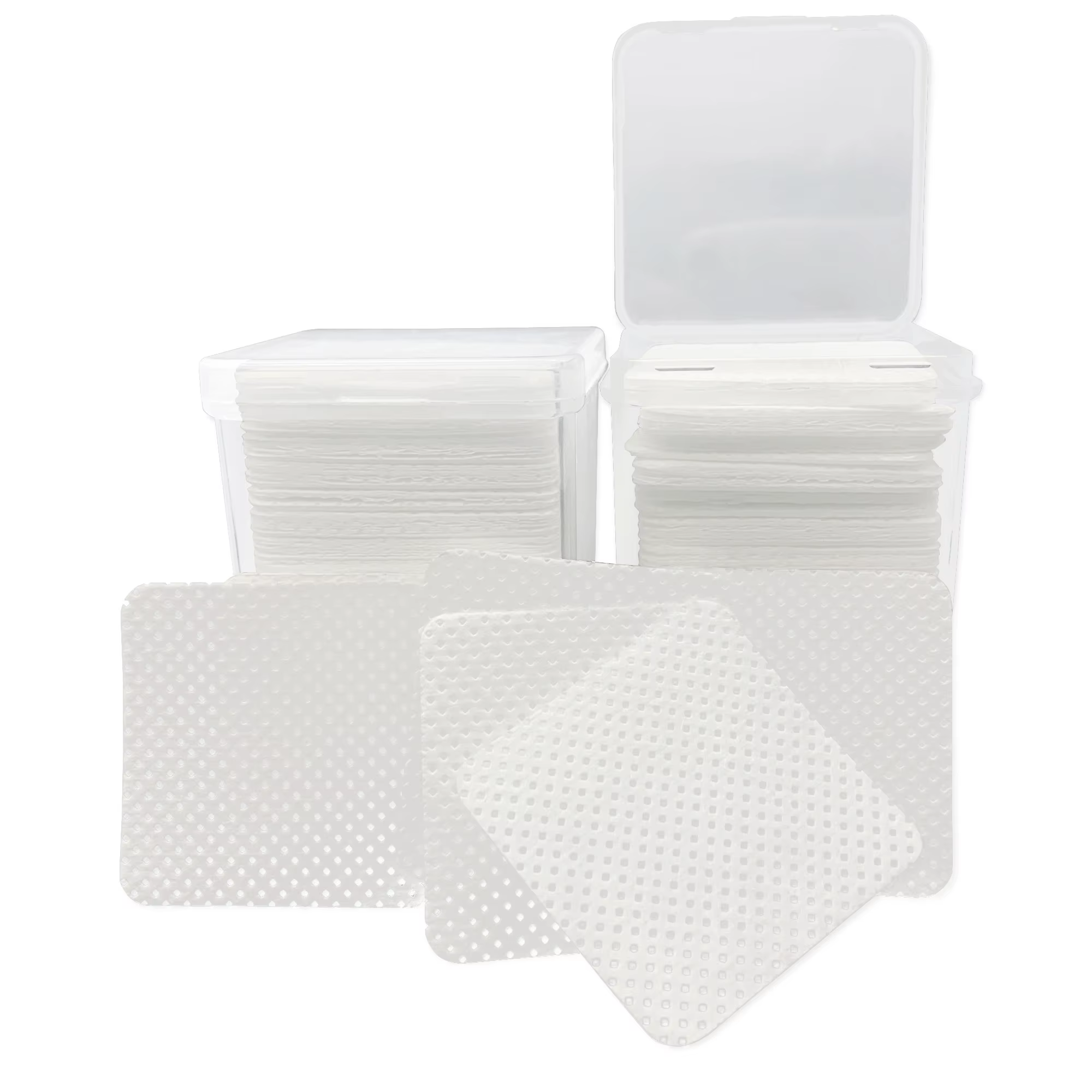 200 pièces/boîte dissolvant jetable tampon de coton lingettes vernis à ongles cils colle nettoyant n
