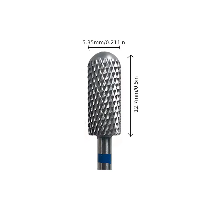 Mini 5.35 petit baril rond supérieur Original carbure d'acier au tungstène manucure foret à ongles l