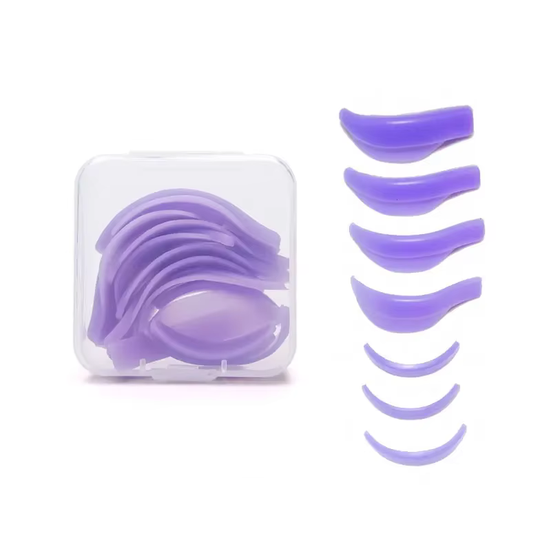 Recyclage 3D cils recourbe tiges bouclier cils Extension fournitures 7 paires par boîte Silicone cil