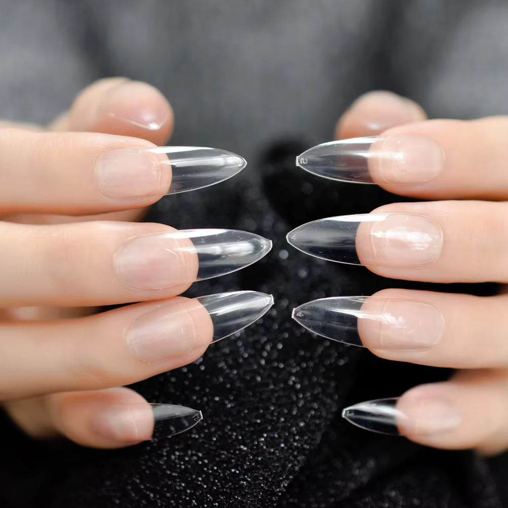 Faux ongles néon extrêmement longs, Orange vif, à pression, Style carnaval, décoration, conseils de 
