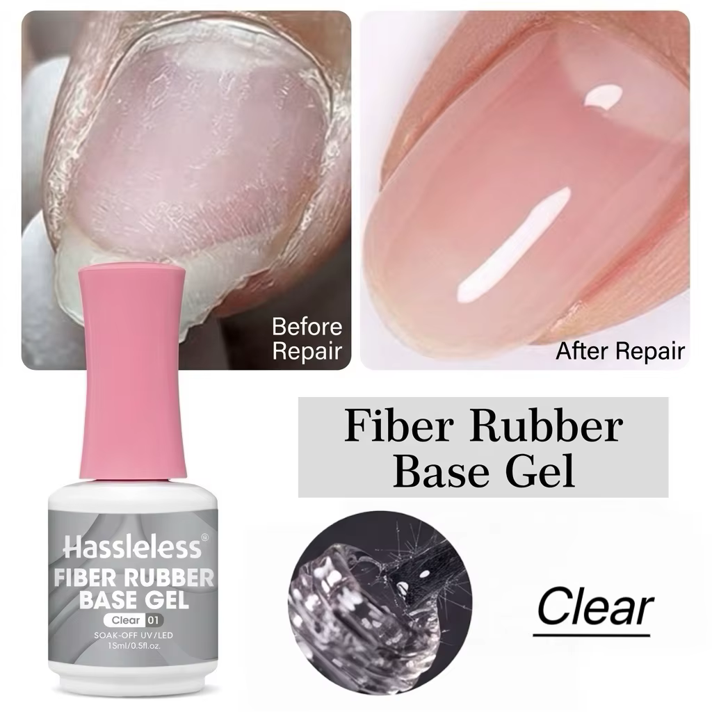 Les fournitures pour ongles de qualité professionnelle, sans tracas, sont fabriquées avec du caoutch