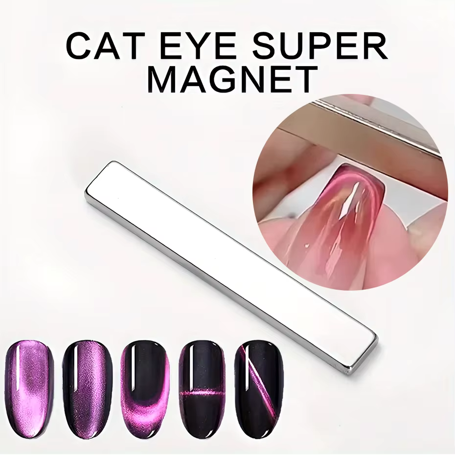 Stylo magnétique pour Nail Art, peinture 3D œil de chat, Design d'art des ongles, baguette magnétiqu