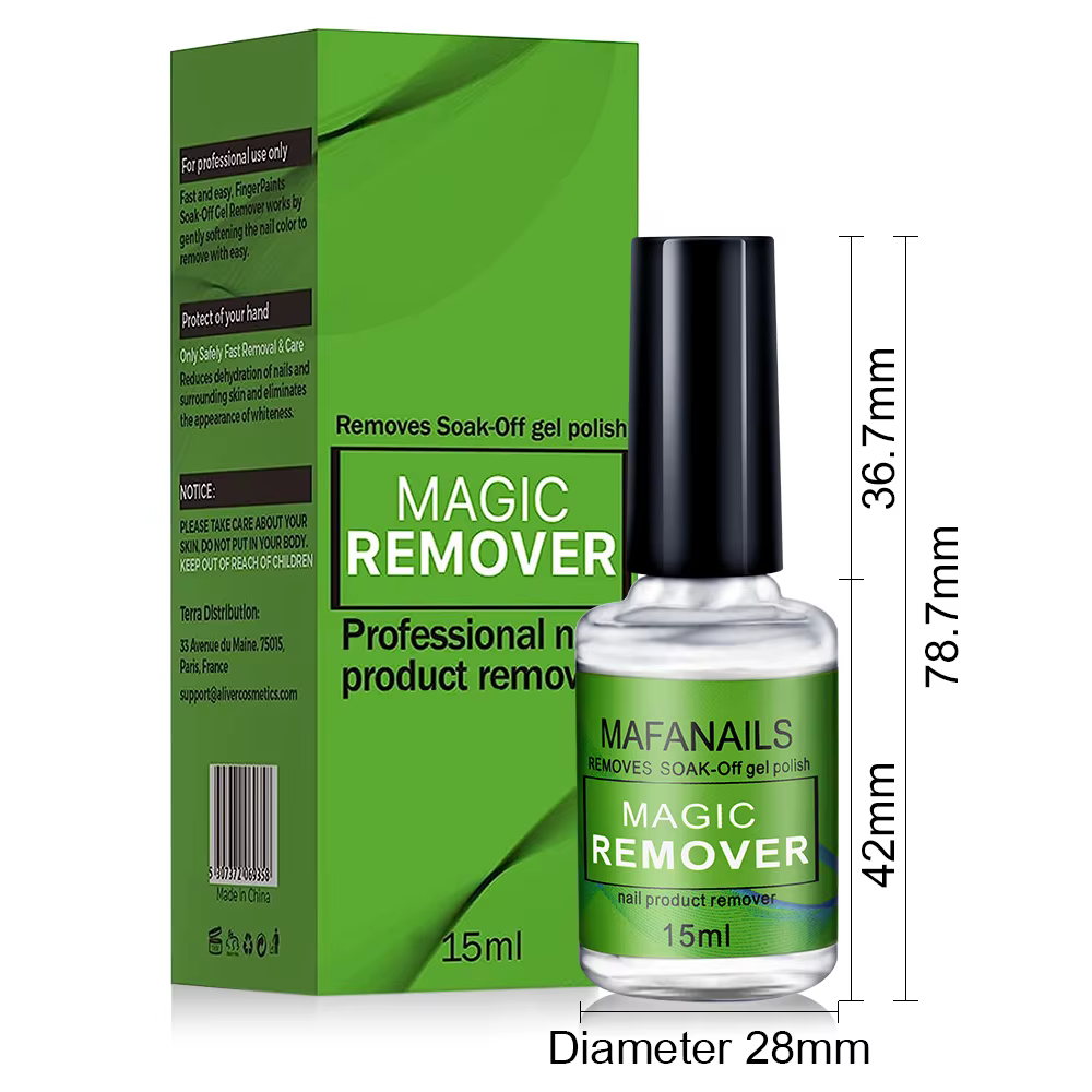 Dissolvant de vernis à ongles professionnel non irritant, dissolvant de gel, dissolvant de vernis à 