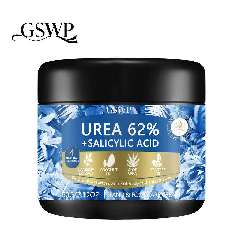 Crème hydratante pour les mains et les pieds GSWP à l'urée et à l'acide salicylique, contenant de l'