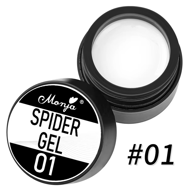 Gel de dessin élastique pour nail art en satin de soie blanc, gel de sculpture DIY pour la peinture,