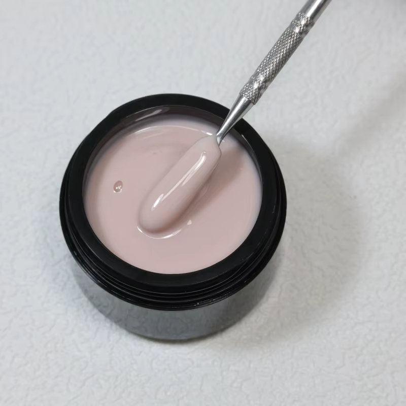 MSHARE 50ml Gel de Construction Marron Max Control, Gel Dur Sans TPO pour Extension d'Ongles, Struct