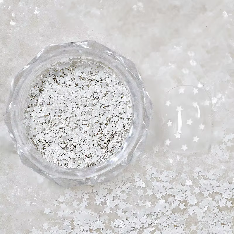 1 pot 1mm Mini étoile scintillante ongles paillettes scintillantes décoration des ongles Salon de ma