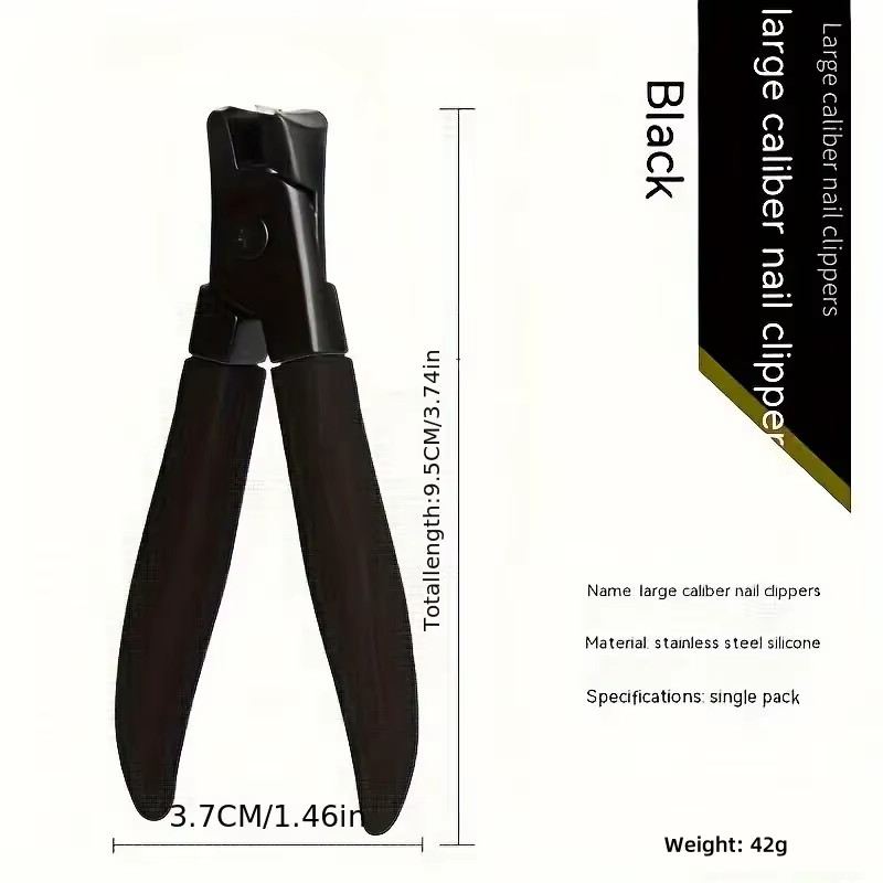 Ensemble de ciseaux professionnels pour ongles des pieds - Ouverture extra large, facile à recortar,