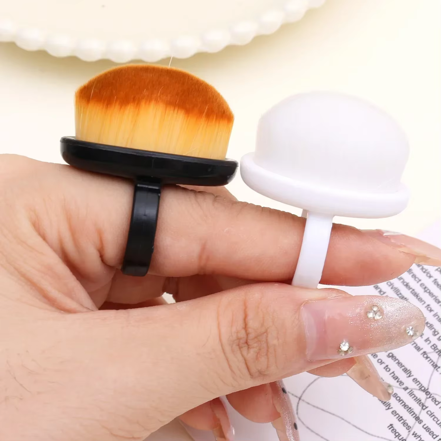 Brosses à ongles professionnelles, 10 pièces, nettoyant pour la poussière, brosse douce et délicate