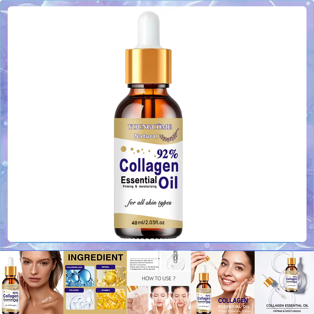 Peptide de collagène – Sérum de collagène anti-âge pour le visage, éclaircissant la peau, réduit les