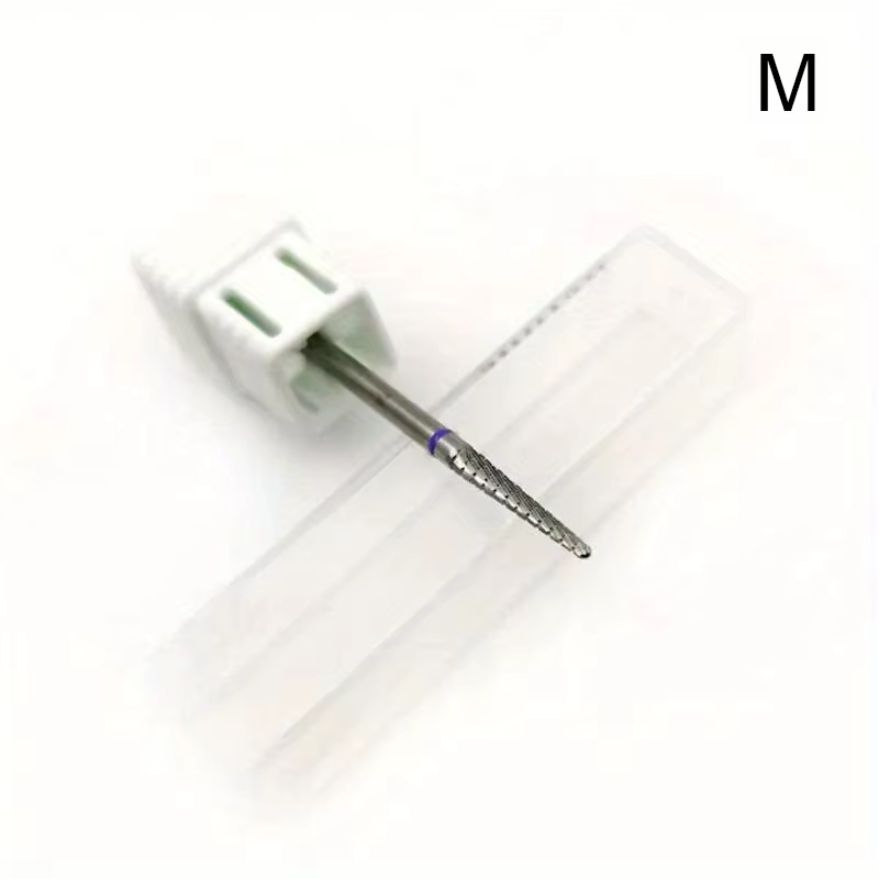 1/2 pièces carbure cuticule propre ongles peu cône ongles forets électrique meulage bavure manucure