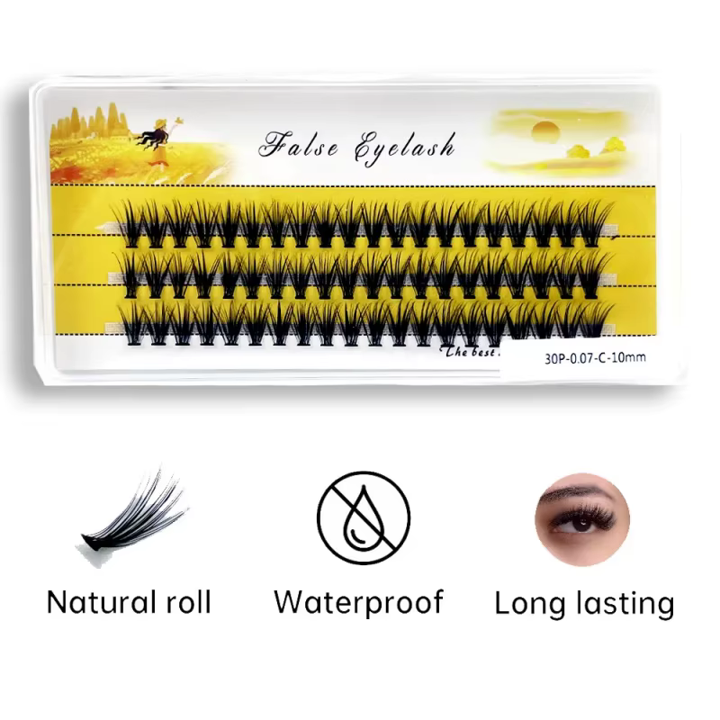 40D/30D/20D cils de vison 1 boîte/60 paquets extension de cils naturels 3D russie cils individuels g