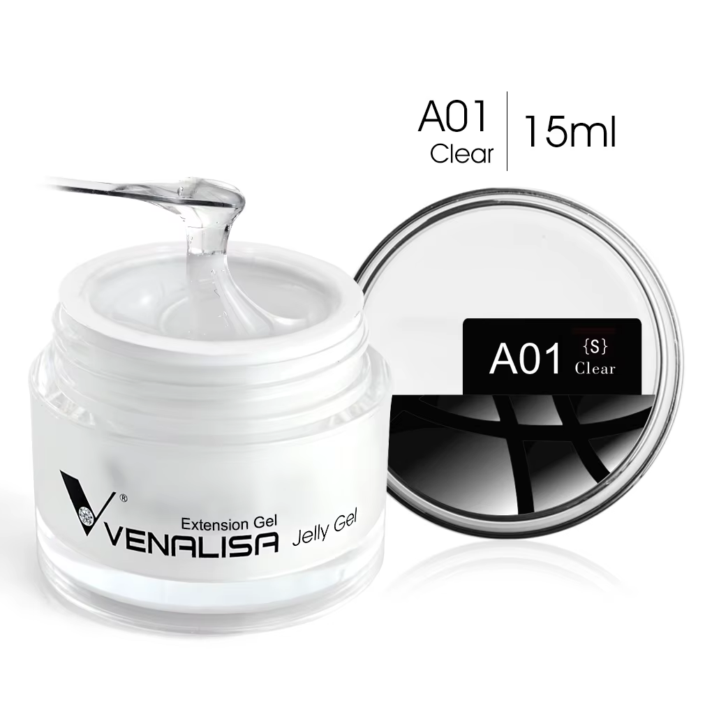 VENALISA Gel d'extension de couleur claire perle Glittle Gel Canni approvisionnement Camouflage fixa