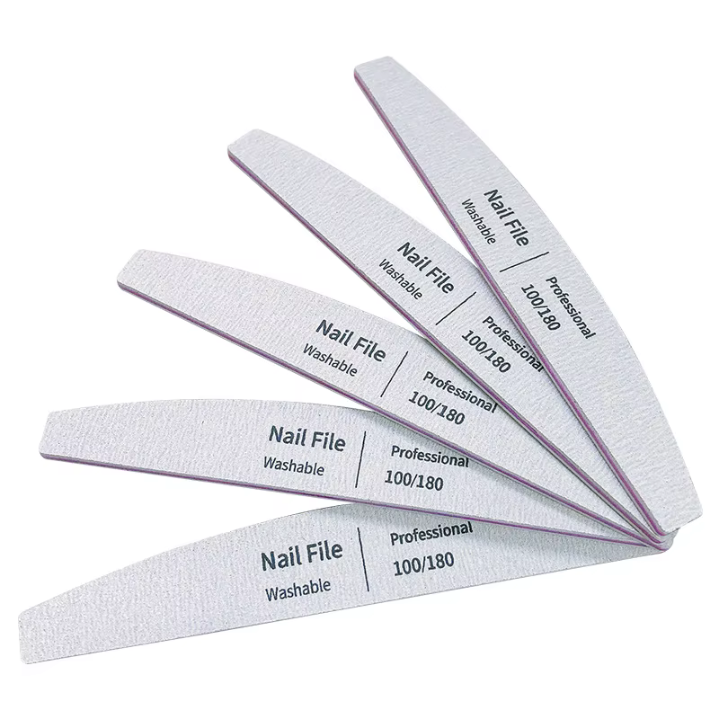 Lime à ongles 100 à 180 outils professionnels émeri pour manucure Lime 240 papier de verre Gel limes