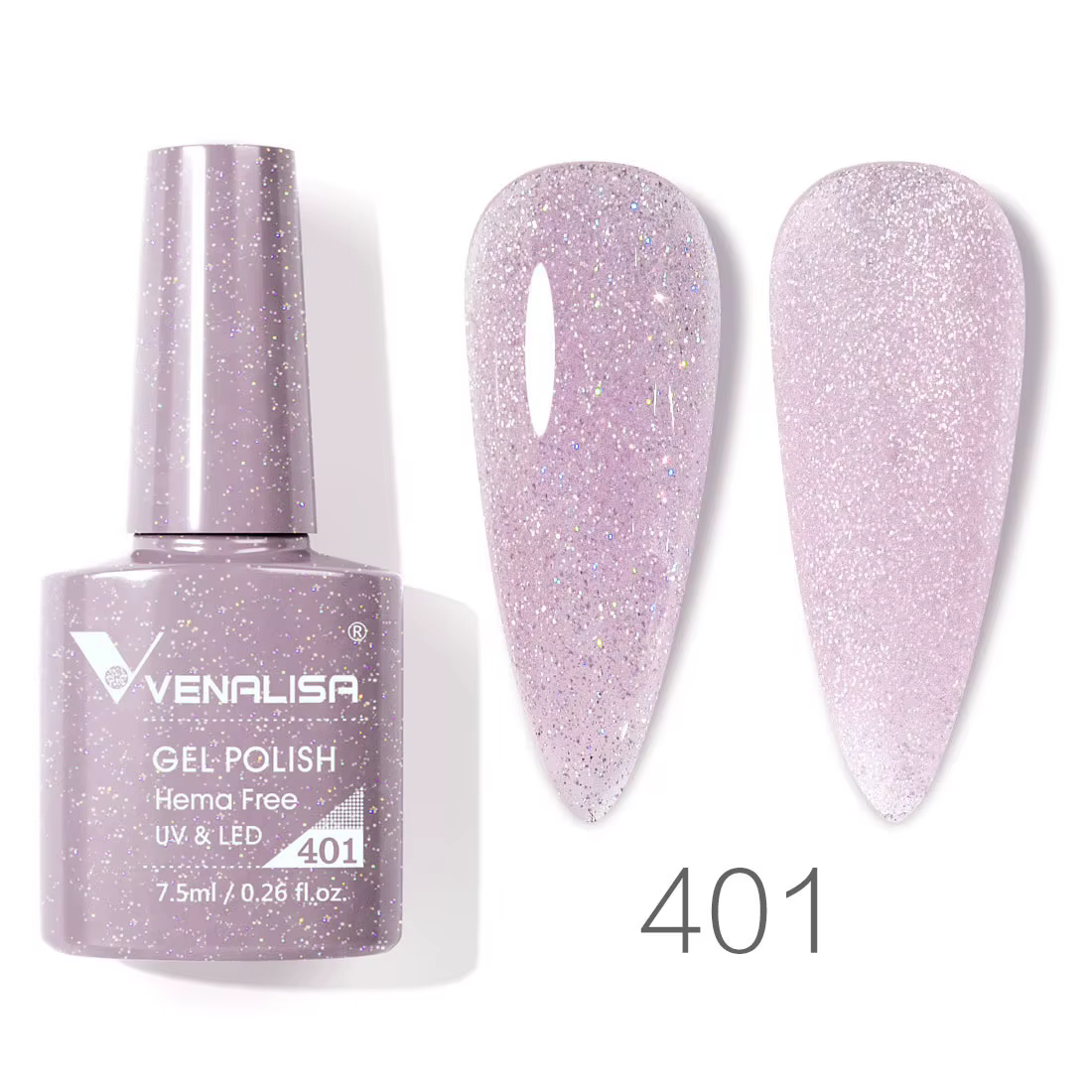 VENALISA 7.5ml vernis à ongles Gel étincelle paillettes diamant brillant couleurs d'été Semi Permane
