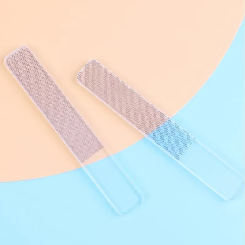 Lime à ongles transparente Nano verre limes à ongles ponçage professionnel limes de polissage équipe