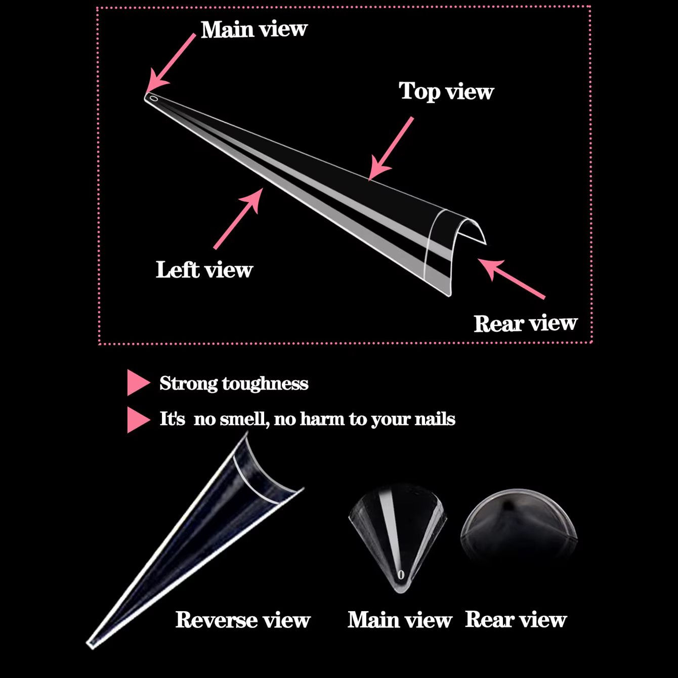 60 pièces/100 pièces/120 pièces couverture complète faux ongles longs Stiletto conseils sculptés cla