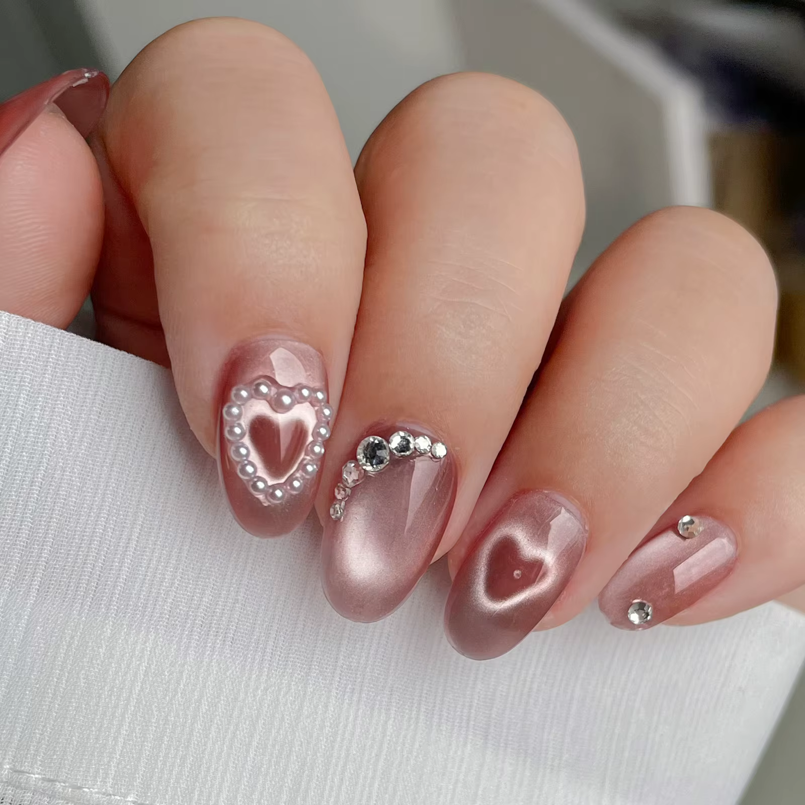 Ensemble d'aimants pour Nail Art, avec fil de fer, tige magnétique œil de chat, aimant puissant en f