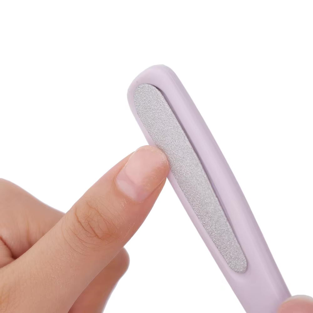 Limes à pieds à Double tête, brosse professionnelle pour l'élimination des peaux mortes, dissolvant 