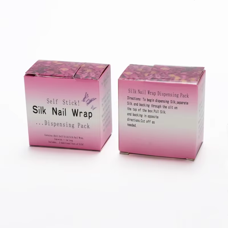 Nouveau rouleau de soie en fibre de verre, 2 pièces, auto-adhésif, renforce les ongles, Extension de