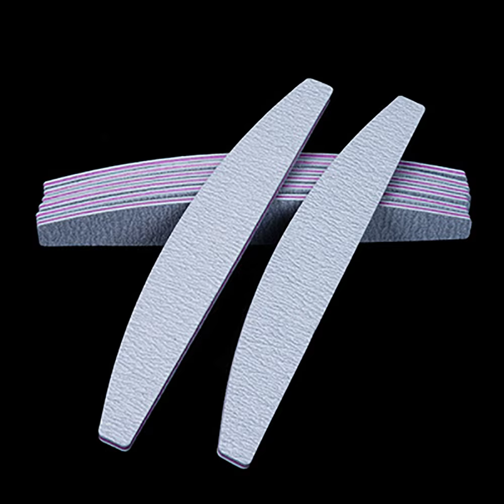 Lot de 5 limes à ongles professionnelles pour ongles naturels, outils de manucure pour salon