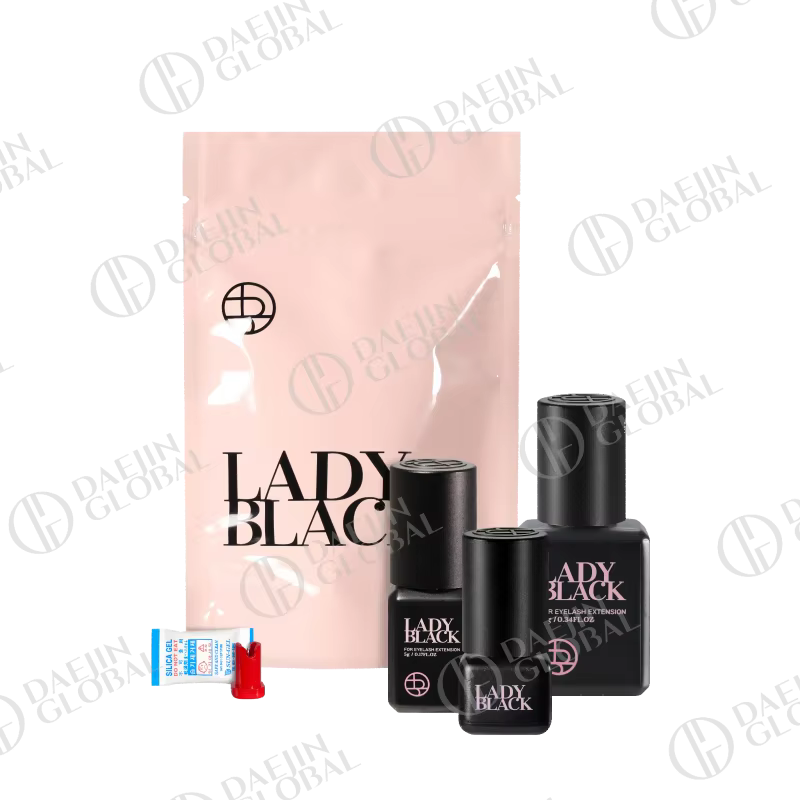 5/10 Bottles 5ml Lady Black Eyelash Extension Glue Sky Zone Strong Fast Drying False Eyelashes Glue