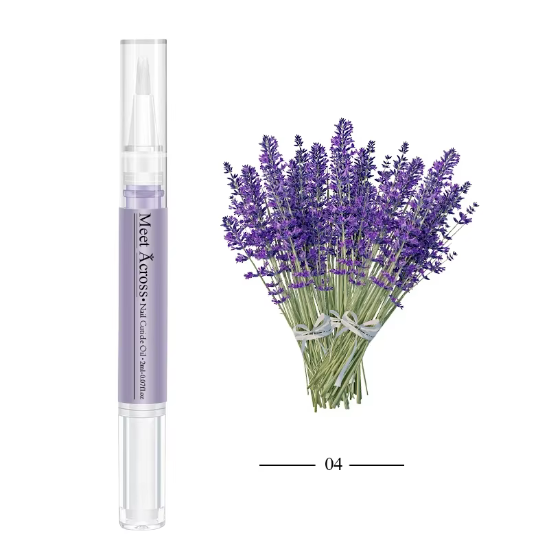 Stylo à huile pour nutrition des ongles, renforcement des ongles fins et croissance, 6 odeurs, trait