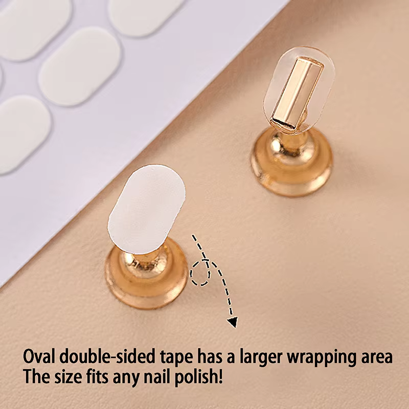 Ruban adhésif Double face Transparent sans trace pour faux ongles, présentoir, outils, bande de manu