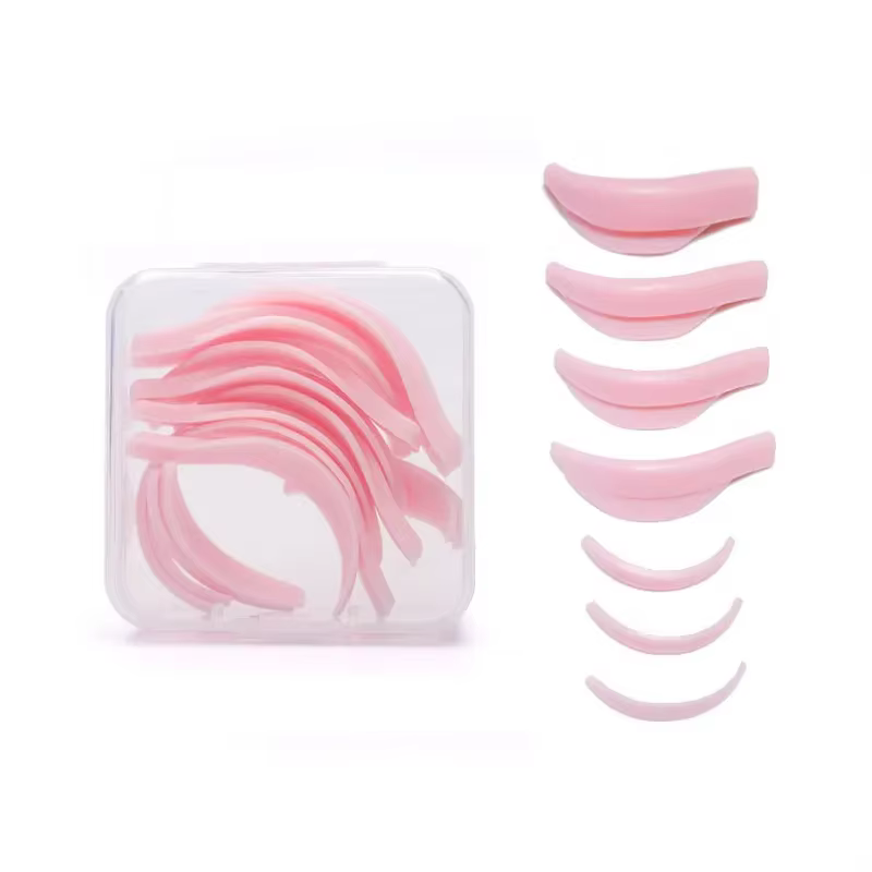 Recyclage 3D cils recourbe tiges bouclier cils Extension fournitures 7 paires par boîte Silicone cil