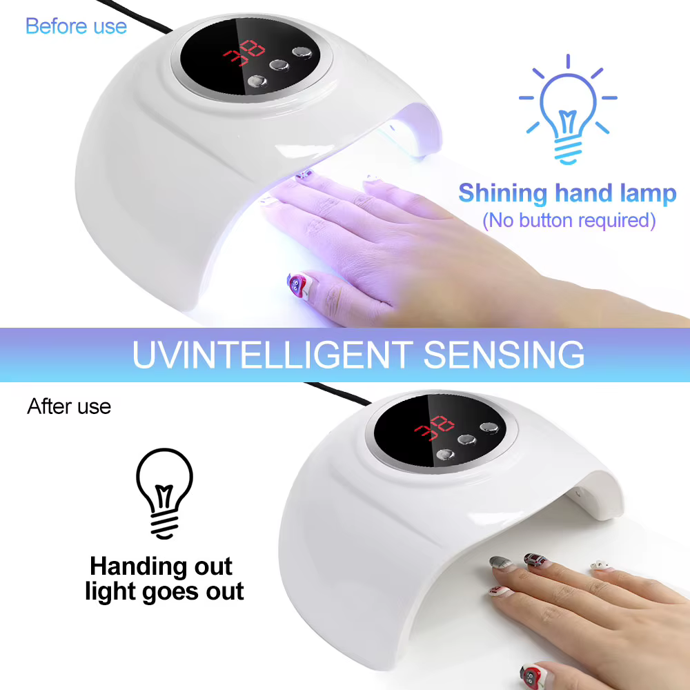 Lampe LED UV professionnelle pour ongles, Machine de séchage de Gel, usage domestique, vernis Gel se