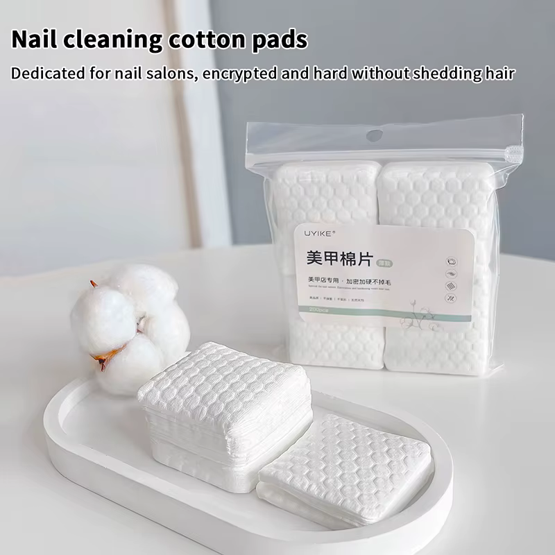 Tampon de coton pour ongles, dissolvant de vernis Gel, serviettes de manucure propres, lingettes non