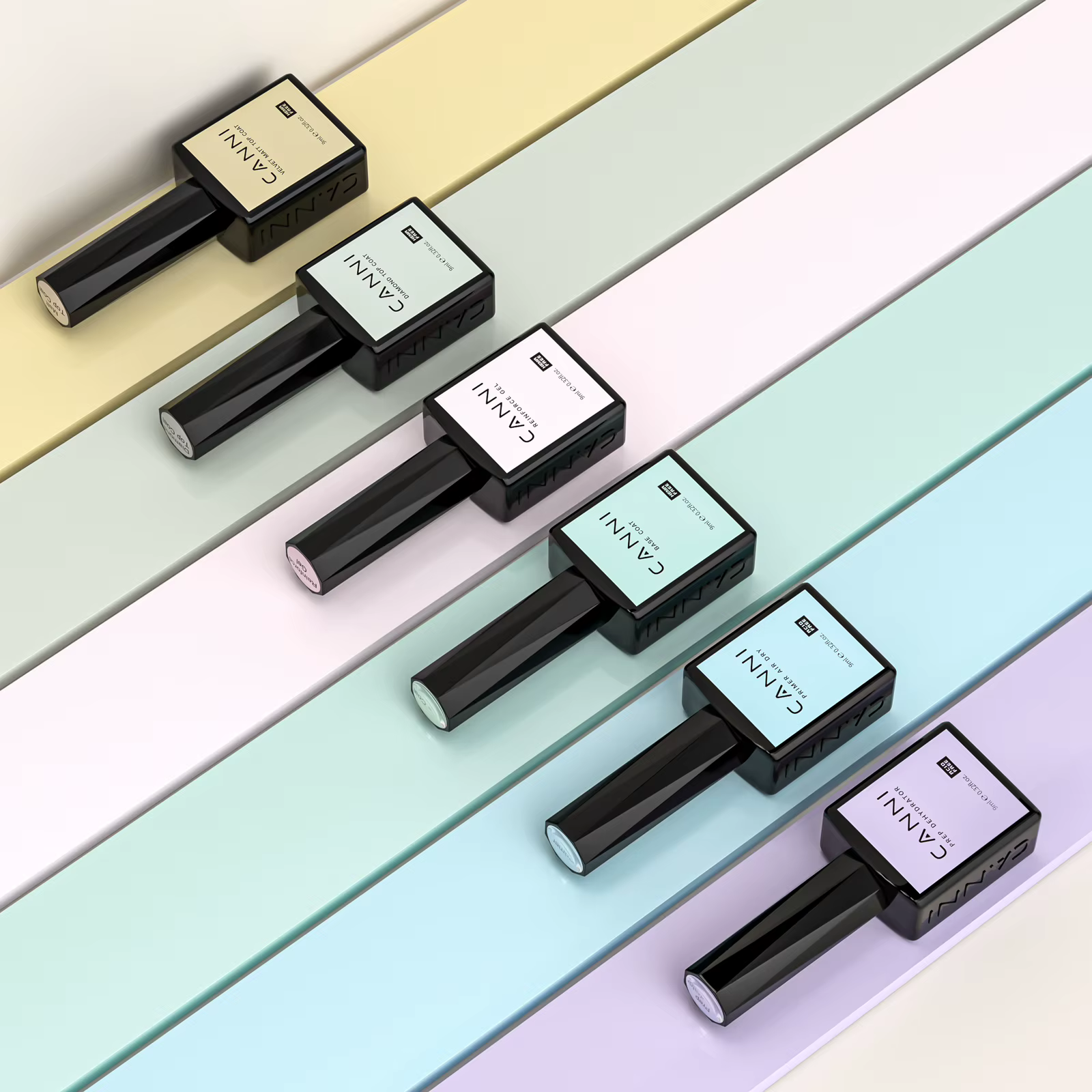 9ml CANNI HEMA/TPO gratuit couleur rose nu vernis à ongles couverture complète Semi Permanent longue