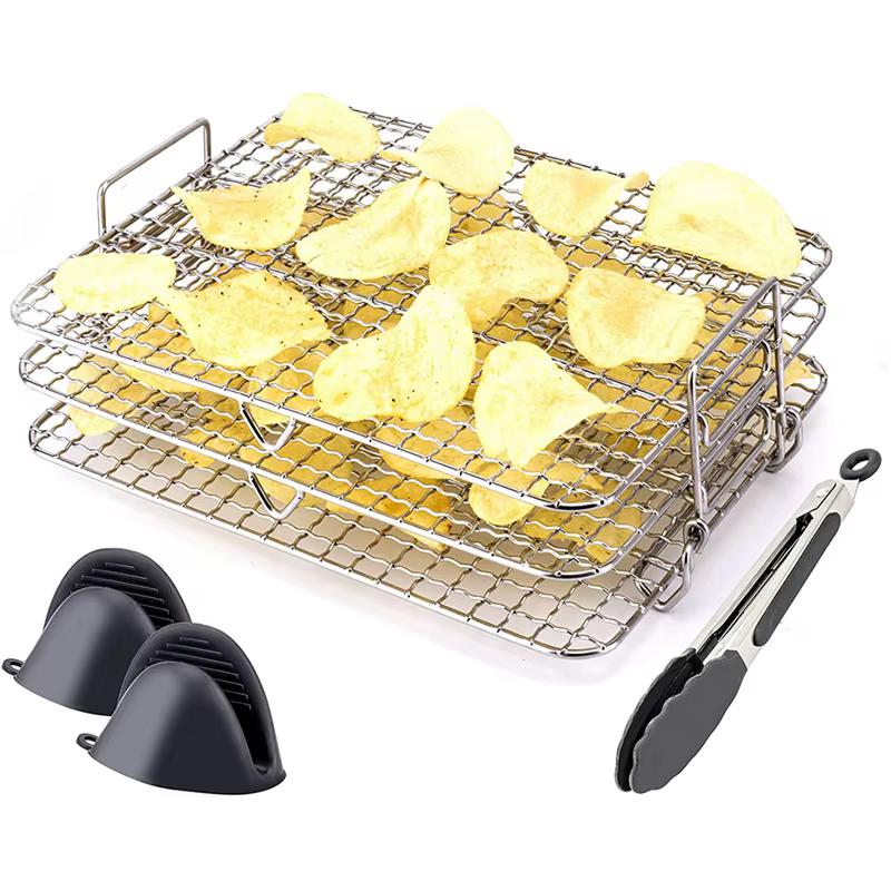 Friteuse à Air AD-Air T1 pour Ninja Foodi Grill XL, Déliaison Multi-Couches, Accessoires de Friteuse
