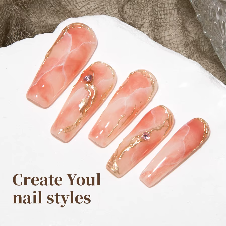 RS NAIL 12ml vernis Gel fleuri clair tremper UV LED Transparent fleur dégradé Gel Nail Art Semi Perm