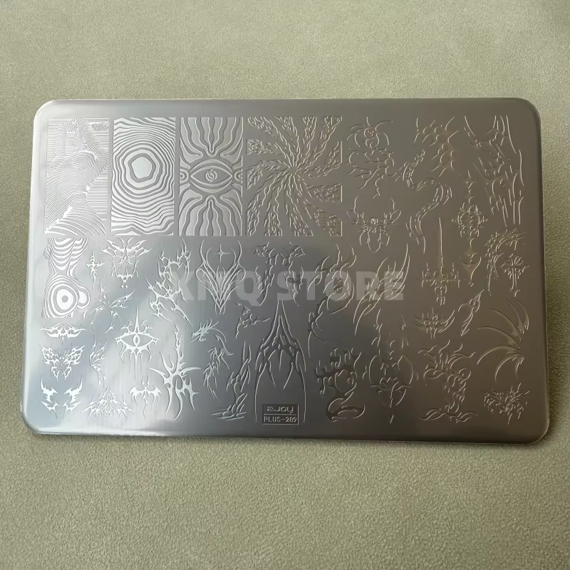 XMQ NAIL ART STAMPING PLATES IMAGEPLATES DE STYLE GOTHIQUE TEMPLATE COOL