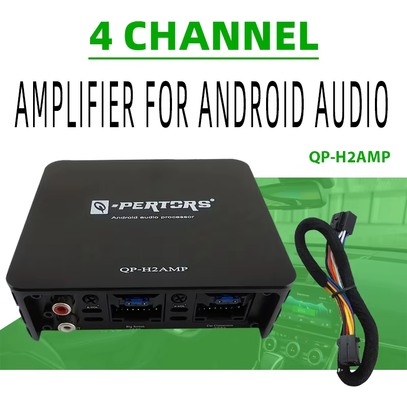 Système Android grand écran amplificateur spécial Audio de voiture mise à niveau sans perte 4 voies